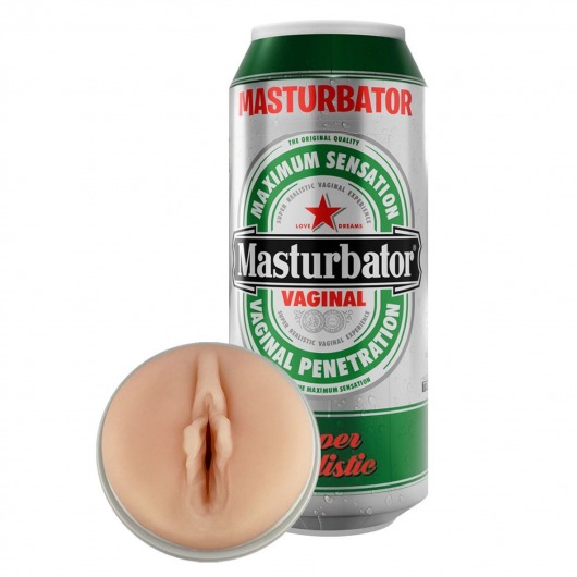 Мастурбатор-вагина Heineken Vagina II - Adrien Lastic - в Батайске купить с доставкой