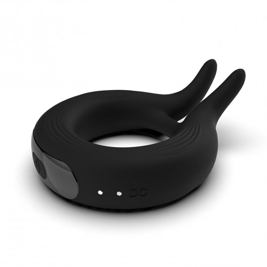Черное эрекционное кольцо Marry Me Rechargeable Vibrating Cockring - Adrien Lastic - в Батайске купить с доставкой