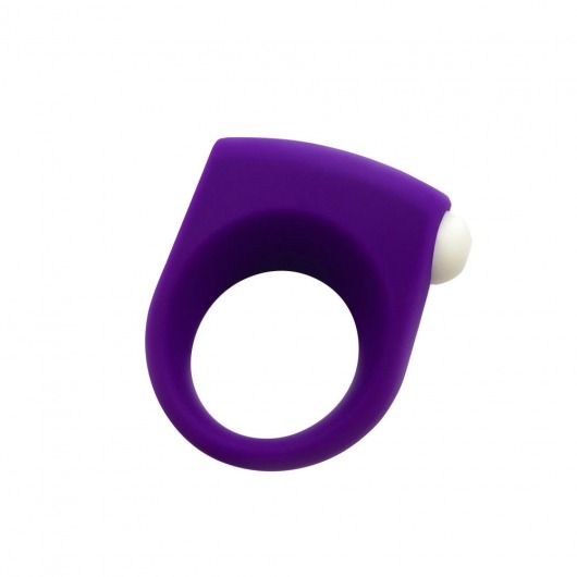 Фиолетовое эрекционное кольцо Puggle Vibrating Ring with Bullet - Adrien Lastic - в Батайске купить с доставкой