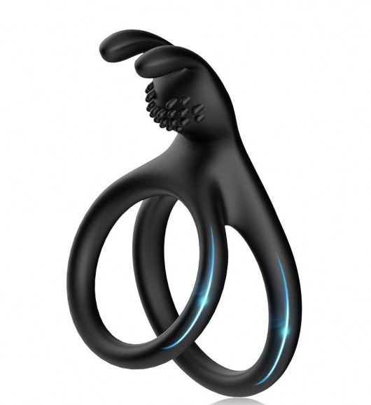 Черное эрекционное кольцо с подхватом мошонки - Boys of Toys - в Батайске купить с доставкой