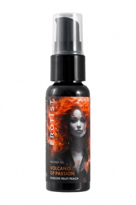 Гель с эффектом вибрации Volcano Of Passion со вкусом персика и маракуйи - 25 мл. - Erotist Lubricants - купить с доставкой в Батайске