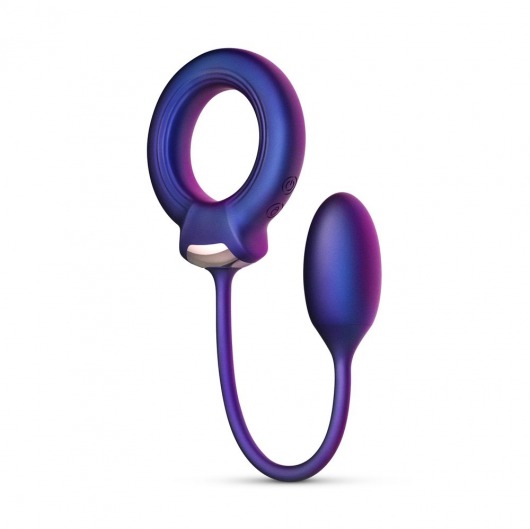 Фиолетовое эрекционное виброкольцо с анальным шариком Eclipse - ONE DC B.V. - в Батайске купить с доставкой