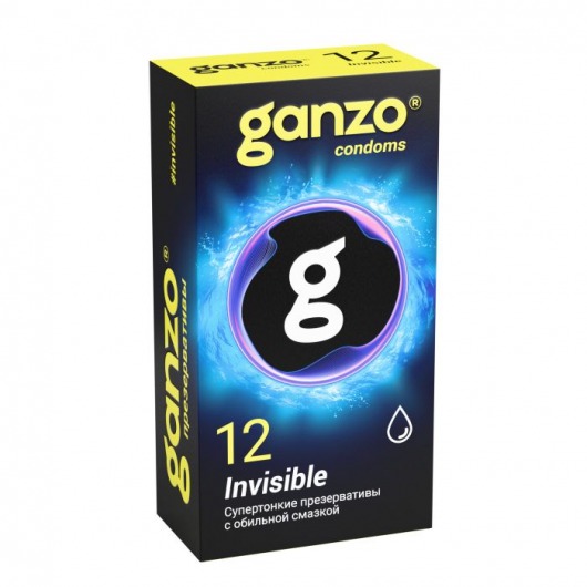 Супертонкие презервативы Ganzo Invisible - 12 шт. - Ganzo - купить с доставкой в Батайске