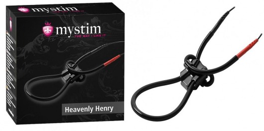Эрекционное лассо для электростимуляции HEAVENLY HENRY - MyStim - купить с доставкой в Батайске