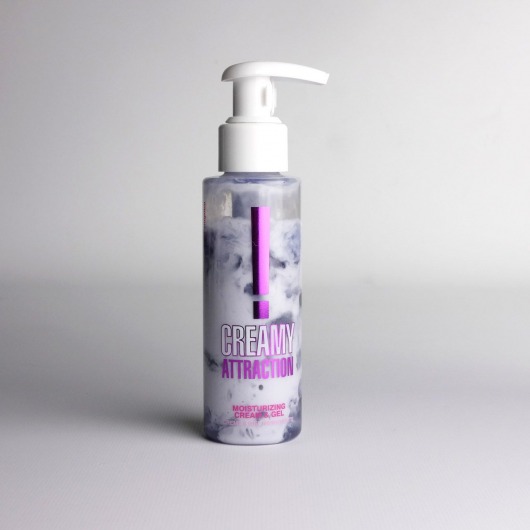 Увлажняющий крем-гель для тела с ароматом ежевики Creamy Attraction Blackberry - 100 мл. - INTT - купить с доставкой в Батайске