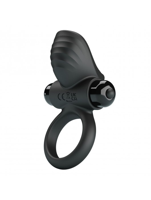 Черное эрекционное кольцо с вибрацией Adrien - Baile - в Батайске купить с доставкой