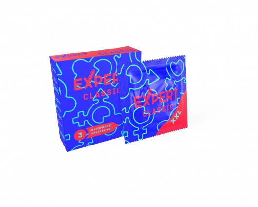 Презервативы увеличенного размера Expert Classic XXL - 3 шт. - Expert - купить с доставкой в Батайске