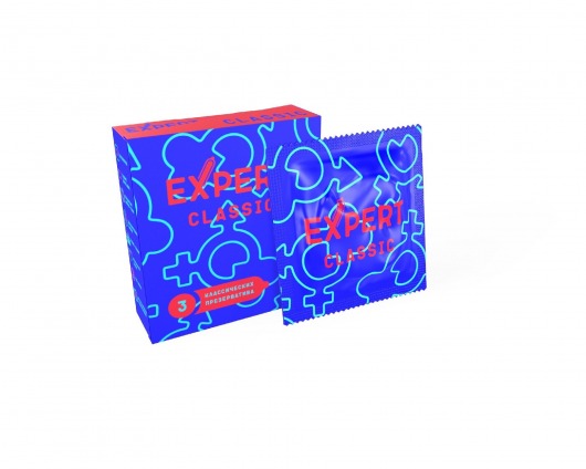 Классические презервативы Expert Classic - 3 шт. - Expert - купить с доставкой в Батайске
