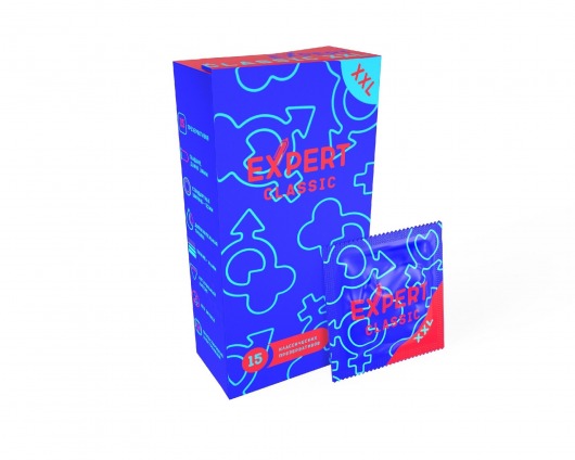 Презервативы увеличенного размера Expert Classic XXL - 15 шт. - Expert - купить с доставкой в Батайске