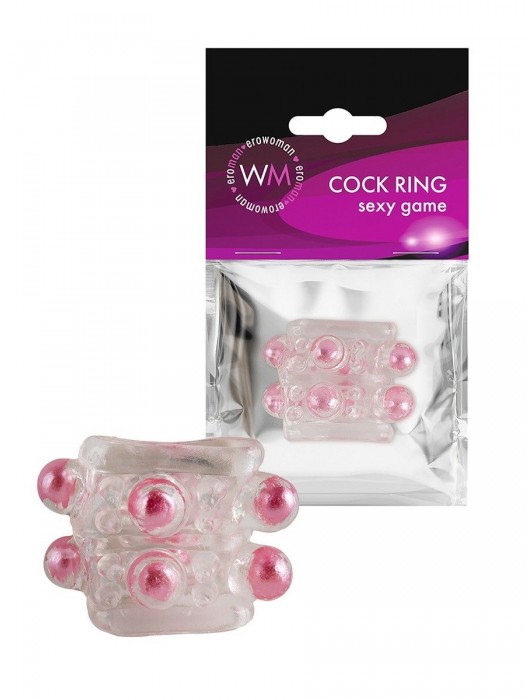 Прозрачная насадка на пенис с цветными шариками - Erowoman-Eroman - в Батайске купить с доставкой