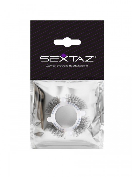 Эластичное кольцо с «ресничками» и 4 шариками - Sextaz - в Батайске купить с доставкой