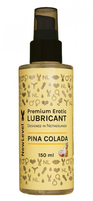 Ароматизированный лубрикант на водной основе NewLevel Pina Colada - 150 мл. - NewLevel - купить с доставкой в Батайске