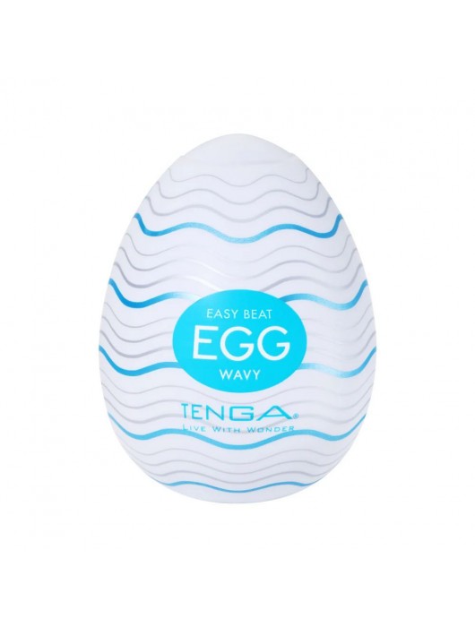 Мастурбатор-яйцо Tenga Egg Wavy - Tenga - в Батайске купить с доставкой