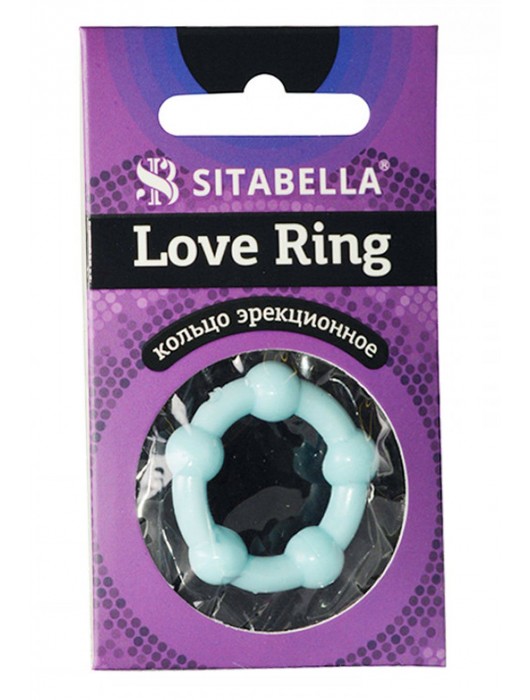 Цветное эрекционное кольцо Love Ring с бусинами - Sitabella - в Батайске купить с доставкой