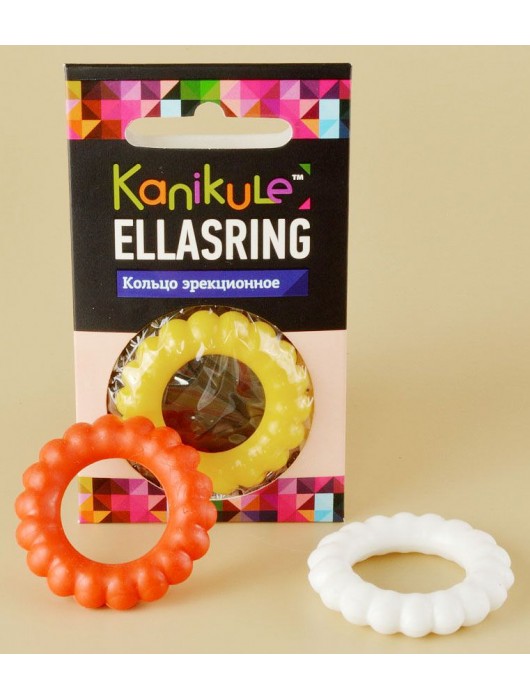 Цветное рельефное эрекционное кольцо Ellasring - Sitabella - в Батайске купить с доставкой