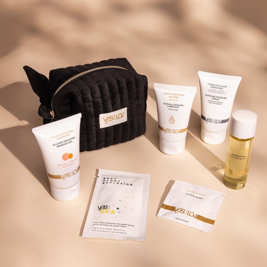 Набор YESforLOV La Trousse Enchantée в черной косметичке - YESforLOV - купить с доставкой в Батайске