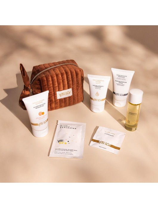 Набор YESforLOV La Trousse Enchantée в коричневой косметичке - YESforLOV - купить с доставкой в Батайске