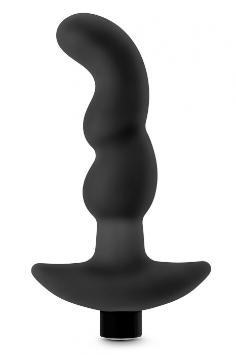 Черный вибромассажер простаты Prostate Massager 03 - 15,2 см. - Blush Novelties - в Батайске купить с доставкой