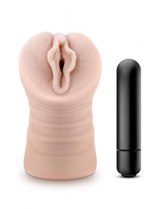 Телесный мастурбатор-вагина Destini - Blush Novelties - в Батайске купить с доставкой