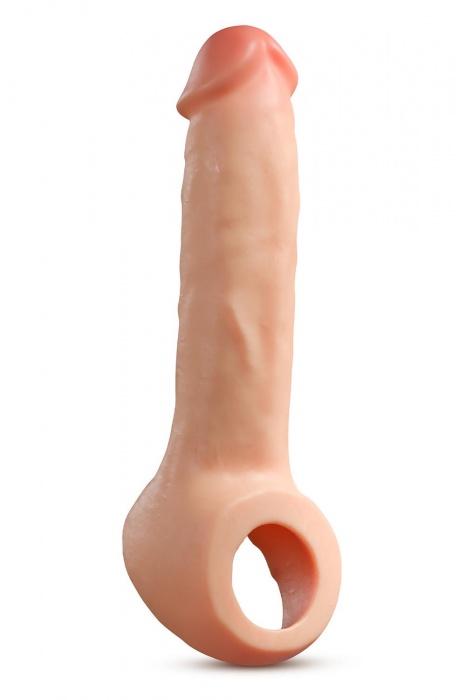 Телесная насадка-удлинитель Thrive 8.75 Inch Realistic Penis Extender Sleeve - 22,2 см. - Blush Novelties - в Батайске купить с доставкой