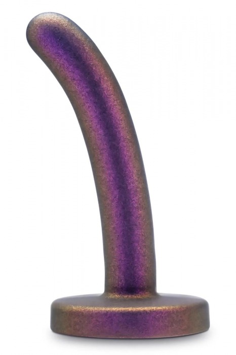 Фиолетовая насадка с гладкой поверхностью Surrender 4.75 Inch Beginner Pegging Dildo - 12 см. - Blush Novelties - купить с доставкой в Батайске