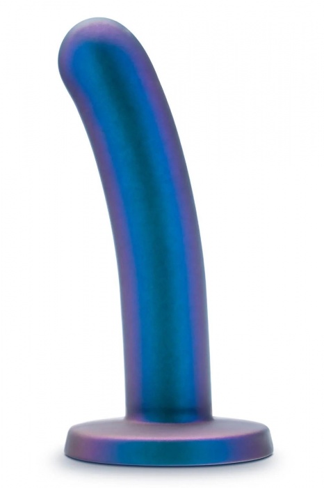 Синяя насадка с гладкой поверхностью Surrender 5.75 Inch Intermediate Pegging Dildo - 14,6 см. - Blush Novelties - купить с доставкой в Батайске