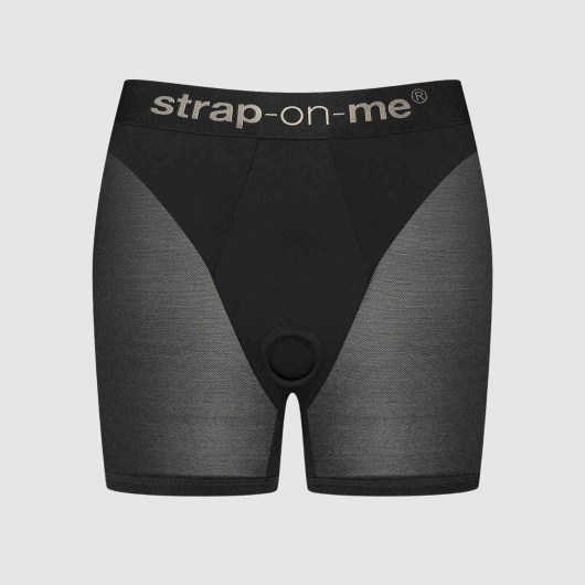 Трусики-шорты для фиксации насадок Strap-on-me Harness Lingerie Halo - size XS - Strap-on-me - купить с доставкой в Батайске