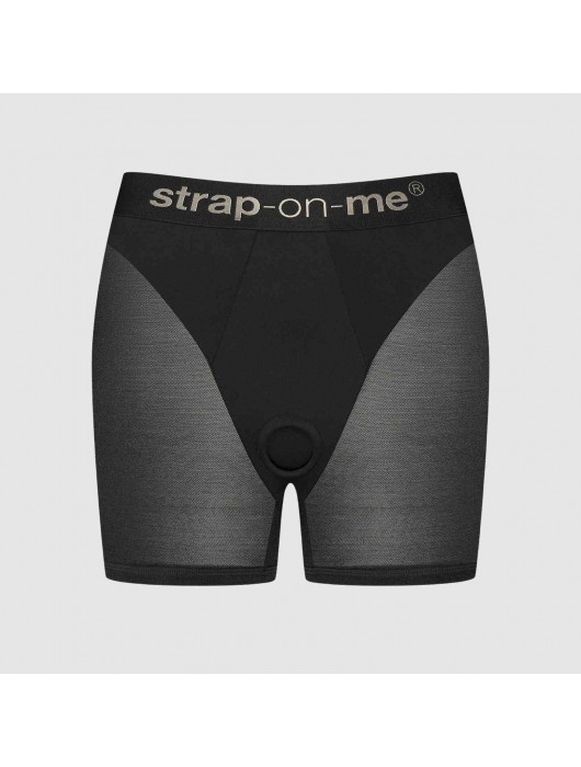 Трусики-шорты для фиксации насадок Strap-on-me Harness Lingerie Halo - size S - Strap-on-me - купить с доставкой в Батайске