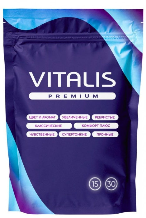 Супертонкие презервативы VITALIS Premium Super Thin - 15 шт. - Vitalis - купить с доставкой в Батайске