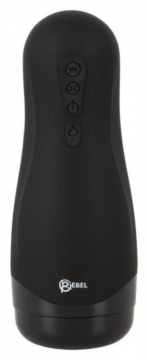 Черный вибромастурбатор с подогревом Masturbator with 3 Functions - Orion - в Батайске купить с доставкой