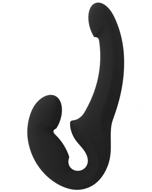 Черный безремневой страпон Share Lite - Fun Factory - купить с доставкой в Батайске