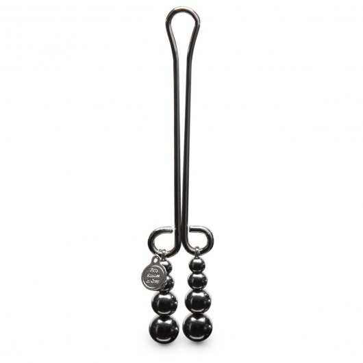 Зажим для клитора с бусинами Just Sensation Beaded Clitoral Clamp - Fifty Shades of Grey - купить с доставкой в Батайске