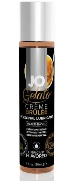 Лубрикант с ароматом крем-брюле JO GELATO CREME BRULEE - 30 мл. - System JO - купить с доставкой в Батайске