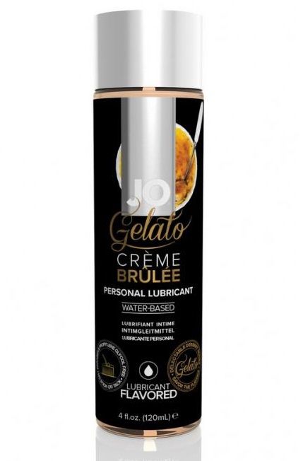 Лубрикант с ароматом крем-брюле JO GELATO CREME BRULEE - 120 мл. - System JO - купить с доставкой в Батайске