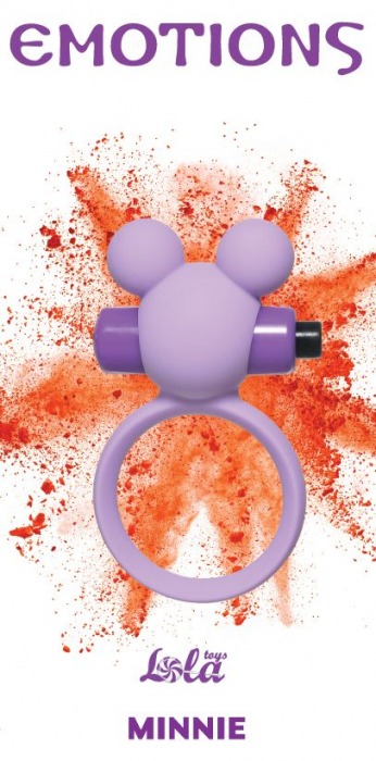Сиреневое эрекционное виброколечко Emotions Minnie - Lola Games - в Батайске купить с доставкой