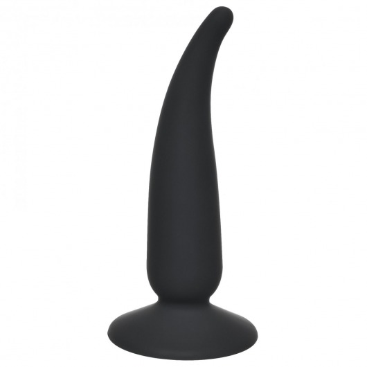 Чёрная анальная пробка P-spot Teazer Black - 12,2 см. - Lola Games - в Батайске купить с доставкой