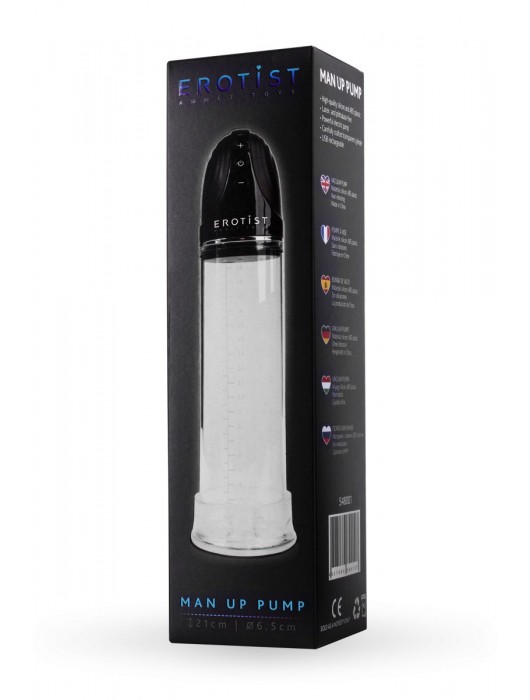 Автоматическая вакуумная помпа Man up pump - Erotist Adult Toys - в Батайске купить с доставкой