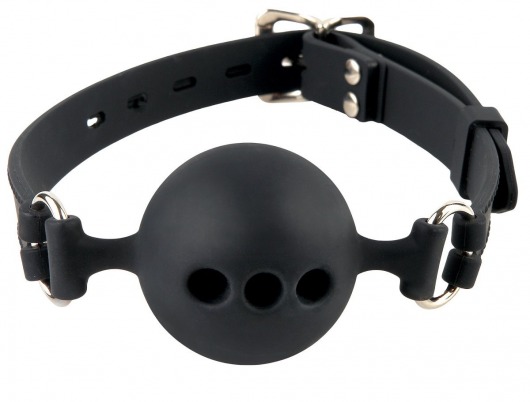 Силиконовый кляп-шар с отверстиями для дыхания Silicone Breathable Ball Gag Small - Pipedream - купить с доставкой в Батайске