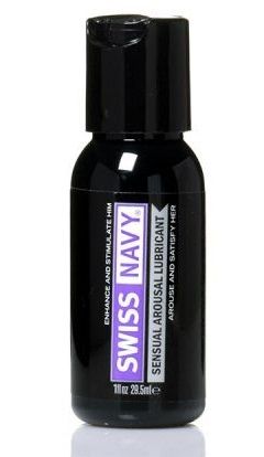 Возбуждающий гель-лубрикант на водной основе Sensual Arousal Lubricant  - 29,5 мл. - Swiss navy - купить с доставкой в Батайске