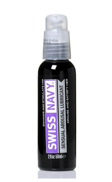 Возбуждающий гель-лубрикант на водной основе Sensual Arousal Lubricant - 59 мл. - Swiss navy - купить с доставкой в Батайске