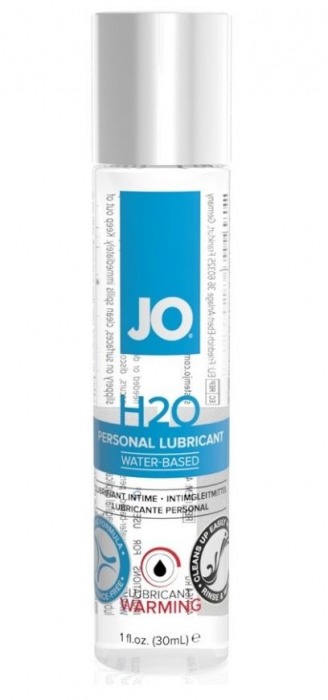 Возбуждающий лубрикант на водной основе JO Personal Lubricant H2O Warming - 30 мл. - System JO - купить с доставкой в Батайске