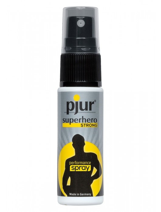 Спрей-пролонгатор длительного действия pjur SUPERHERO Strong Spray - 20 мл. - Pjur - купить с доставкой в Батайске