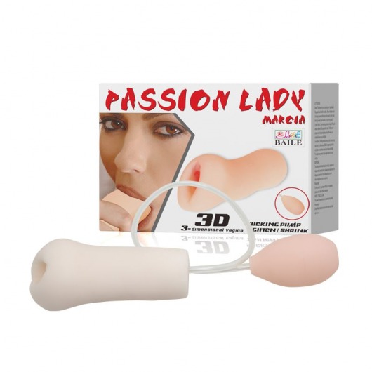 Мастурбатор Passion Lady Marcia с грушей для имитации посасывания - Baile - в Батайске купить с доставкой