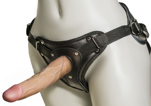 Женский страпон с вагинальной пробкой Woman Strap - 18 см. - LOVETOY (А-Полимер) - купить с доставкой в Батайске