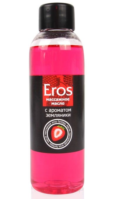 Массажное масло Eros fantasy с ароматом земляники - 75 мл. - Биоритм - купить с доставкой в Батайске