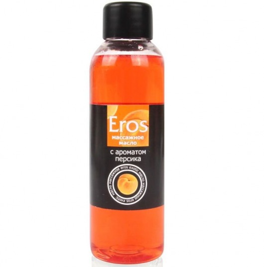 Массажное масло Eros exotic с ароматом персика - 75 мл. - Биоритм - купить с доставкой в Батайске