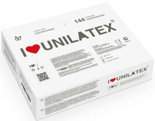Ультратонкие презервативы Unilatex Ultra Thin - 144 шт. - Unilatex - купить с доставкой в Батайске