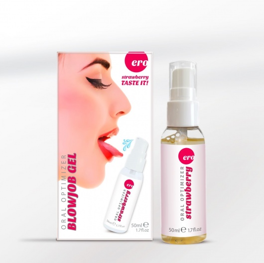 Увлажняющий гель для орального секса с ароматом клубники - 50 мл. - Ero - купить с доставкой в Батайске
