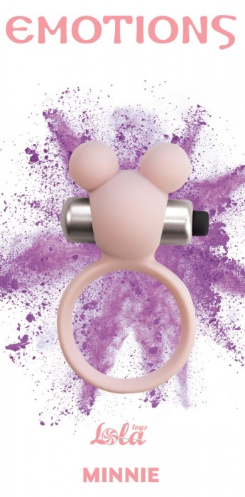 Розовое эрекционное виброколечко Emotions Minnie Light pink - Lola Games - в Батайске купить с доставкой