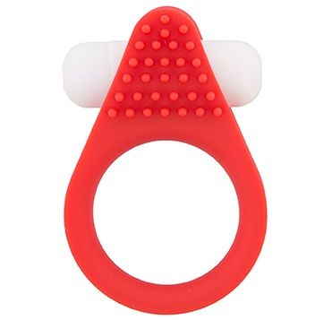 Красное эрекционное кольцо LIT-UP SILICONE STIMU RING 1 RED - Dream Toys - в Батайске купить с доставкой